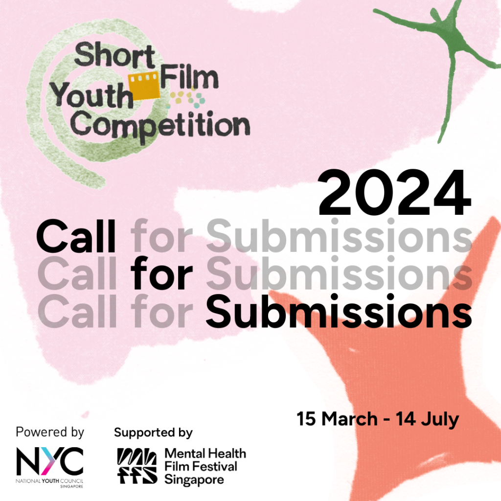 Calling aspiring filmmakers! Participate in the Short Film youth competition 2024 by Mental Health Film Festival Singapore. Submit your film by 14 July and share your unique mental health journey with the world. Save the date to show your work to the world!